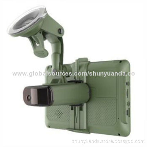 New 7.0-inch Car GPS Navigator, HD Screen, 8GB Built-in Memory, Army Green